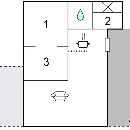 Two-bedroom In Saby Nyaraló Sæby