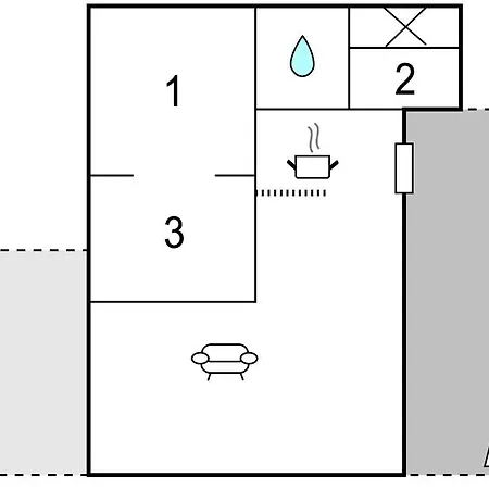 Nyaraló Two-bedroom In Saby